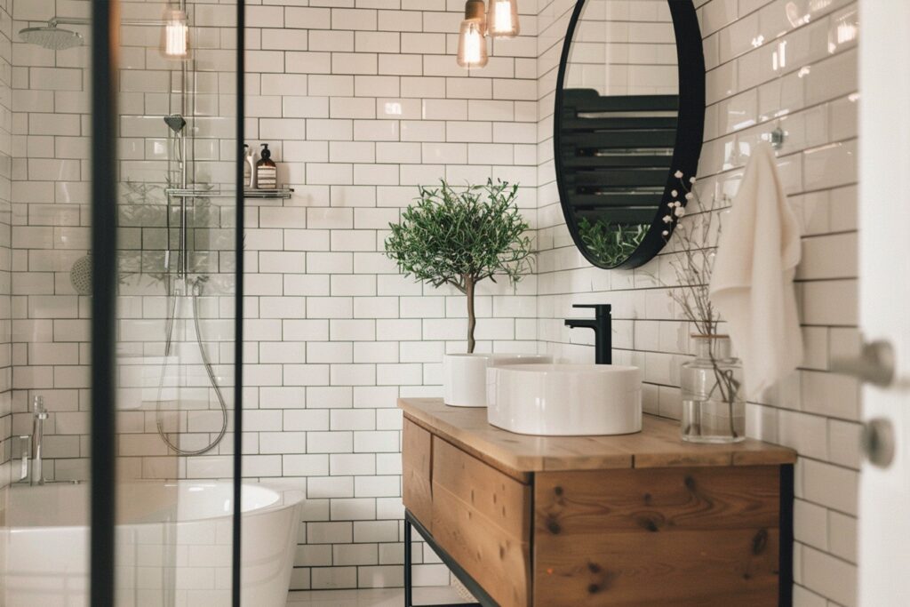 Scandinavian inspired bathroom